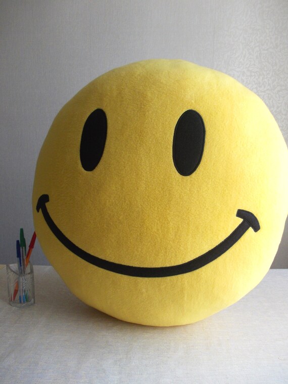 Reserved Giant Smiley Face Pillow Gigantic Happy Face Huge Etsy