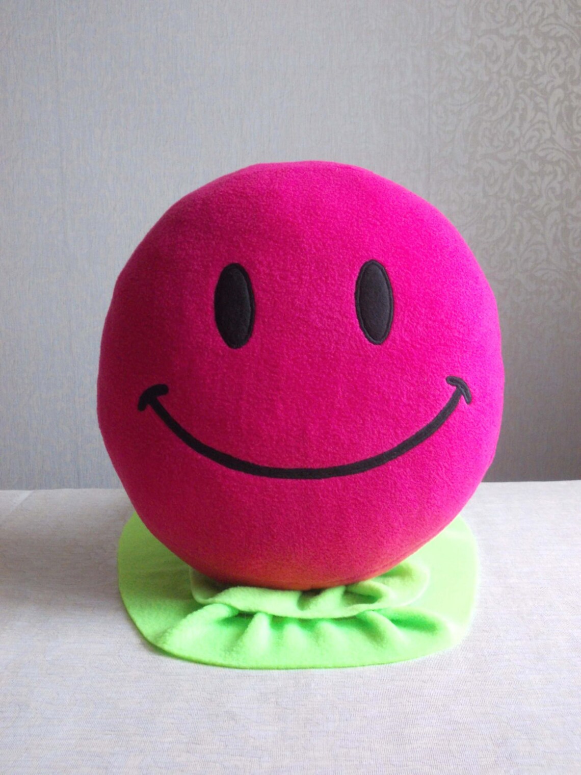 Children's pillow Smiley face emoji pillow happy face Etsy