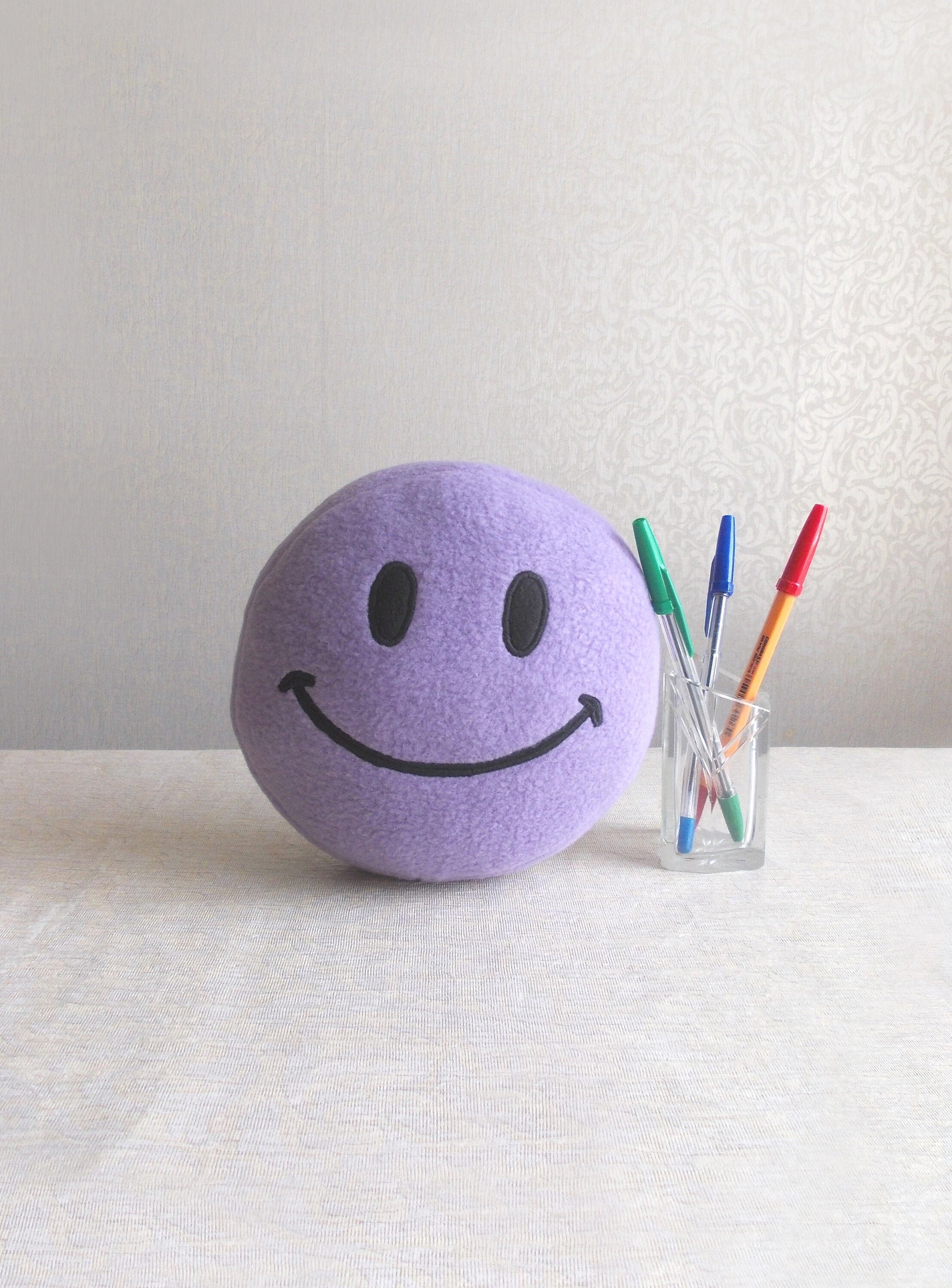 smiley face soft toy