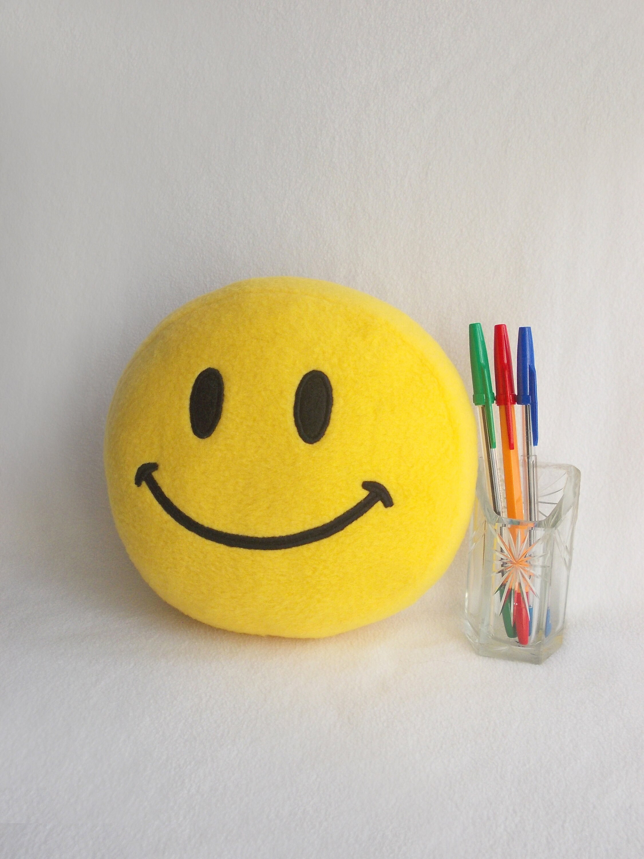 Stuffed Soft toy Small toy Smiley face Smiley Smiley face Etsy
