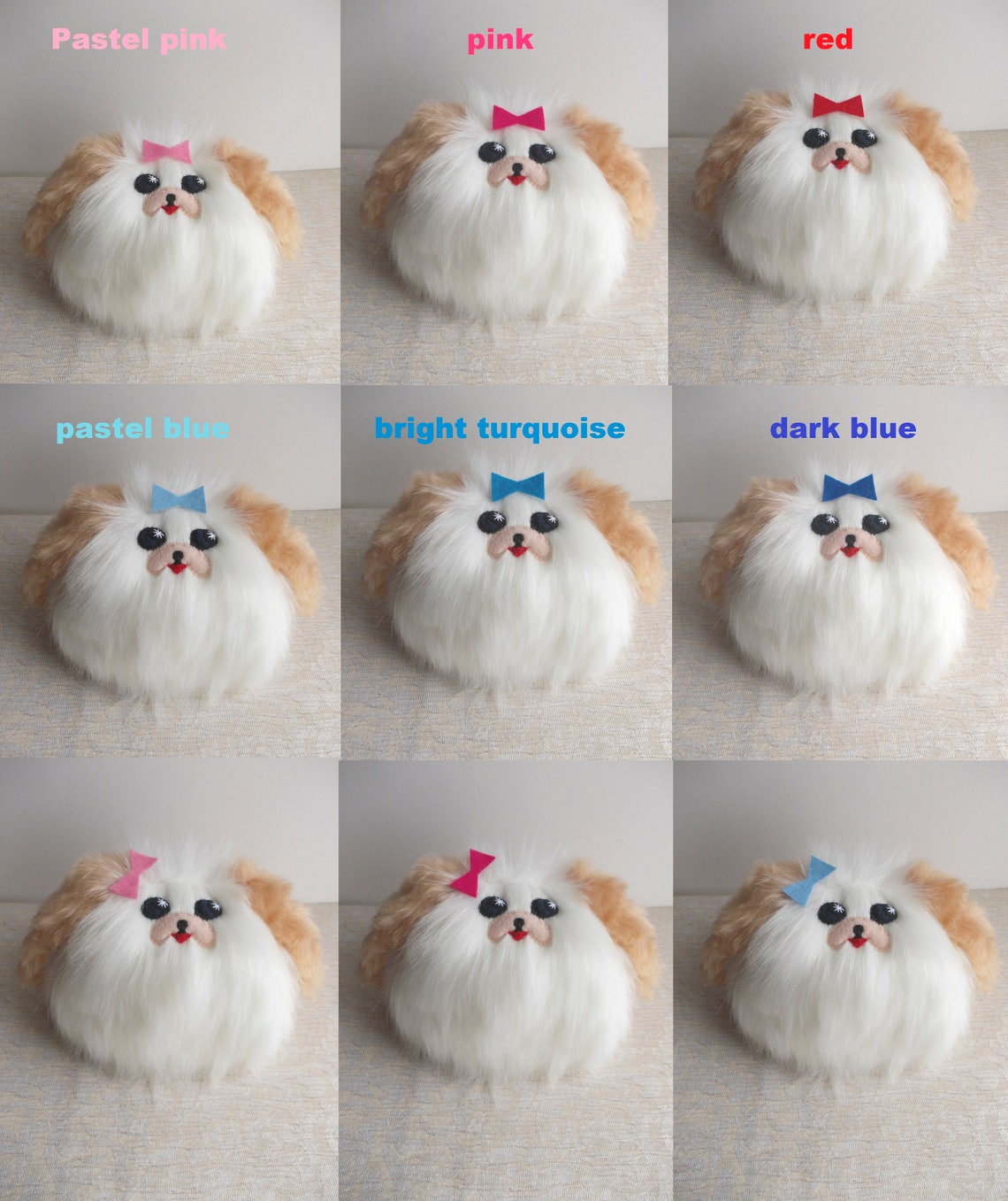 Hund kleiner Hund Pekingese Shih Tzu Kawaii Plüschtiere Etsy