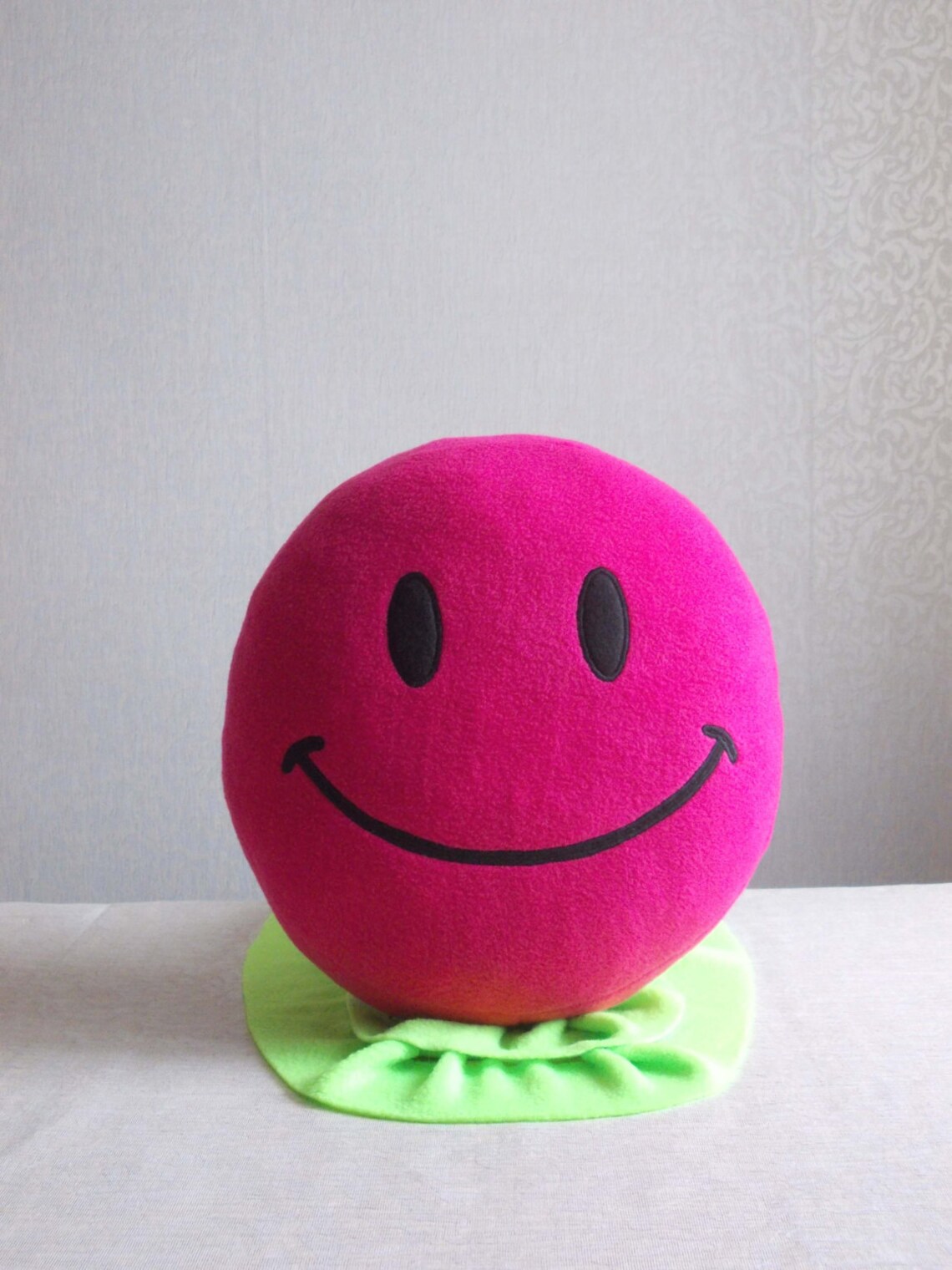 Children's pillow Smiley face emoji pillow happy face Etsy