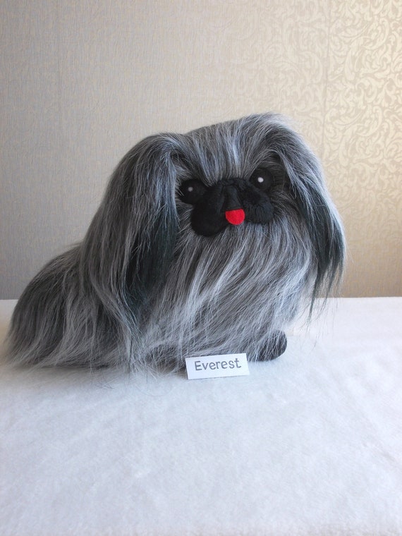 stuffed havanese dog