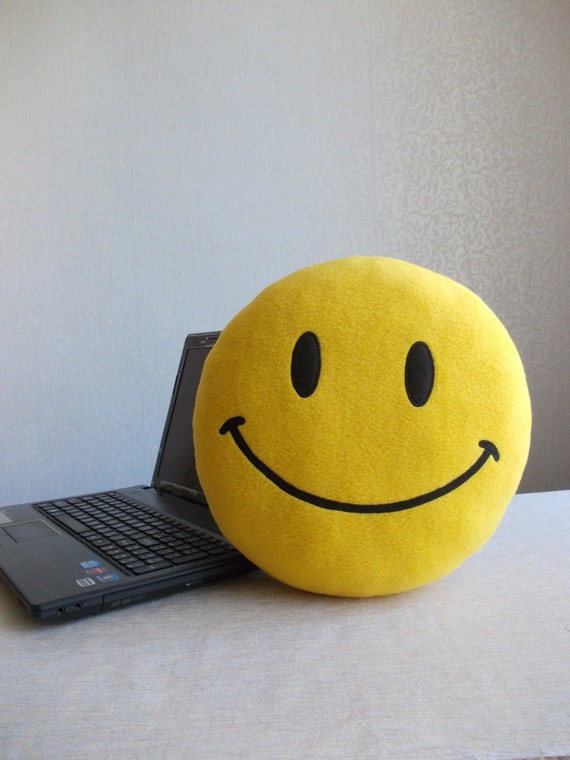 Smiley Smiley Face Smiley Face Pillow Happy Face Pillow Etsy
