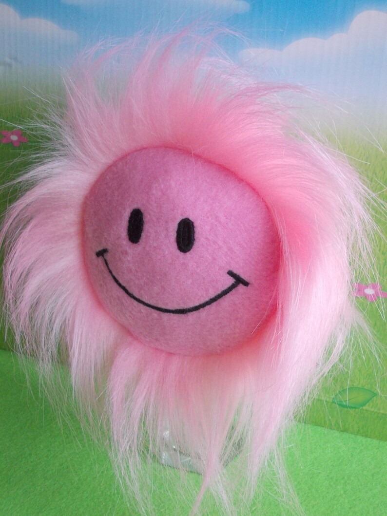 Small SUN plush sun sun toy stuffed sun toy PINK pink fur Etsy