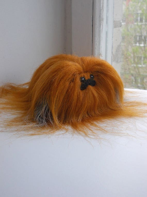 furry dog toy