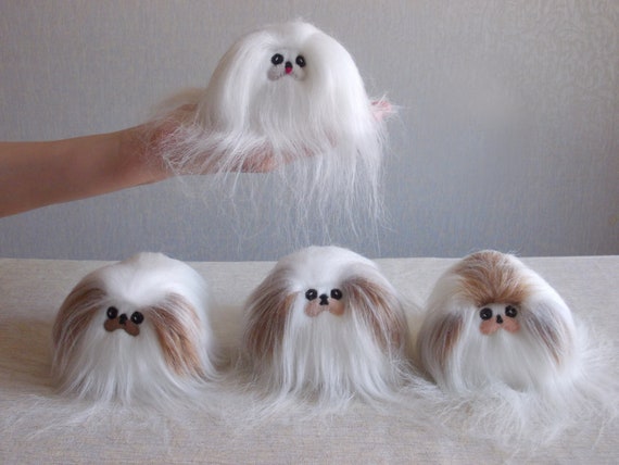 white stuff dog