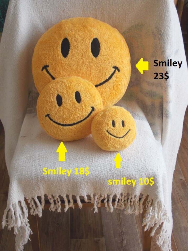 plush smiley face