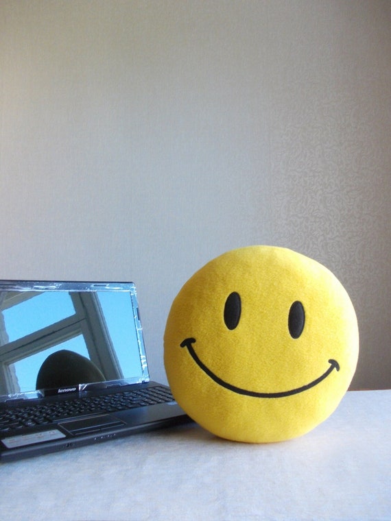 Smiley Smiley Face Smiley Face Pillow Happy Face Pillow Etsy