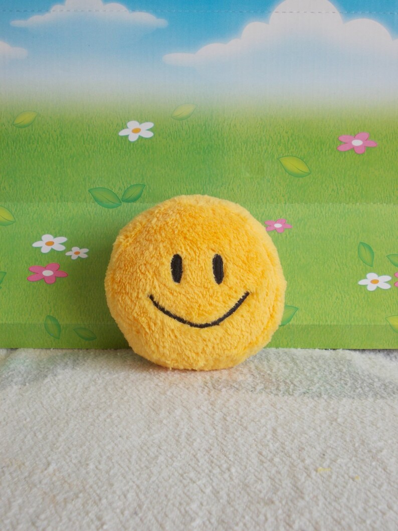 Small toy Smiley Smiley face small toy Plush small toy Etsy