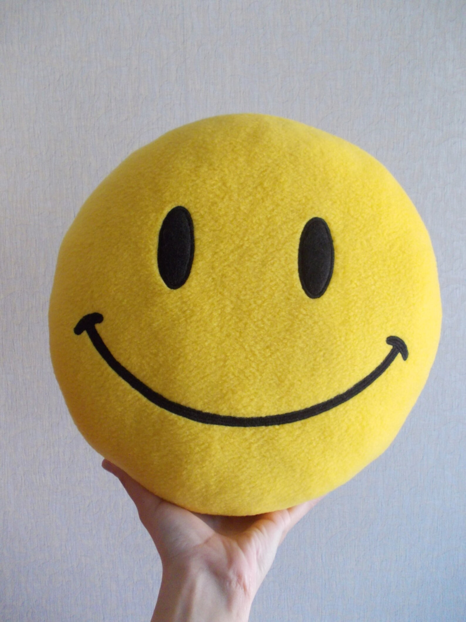 Smiley Smiley face Smiley face pillow Happy Face pillow Etsy