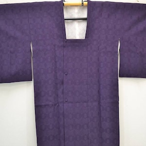 HAORI JACKE K29a - Dark Purple Wavy Abstrakt