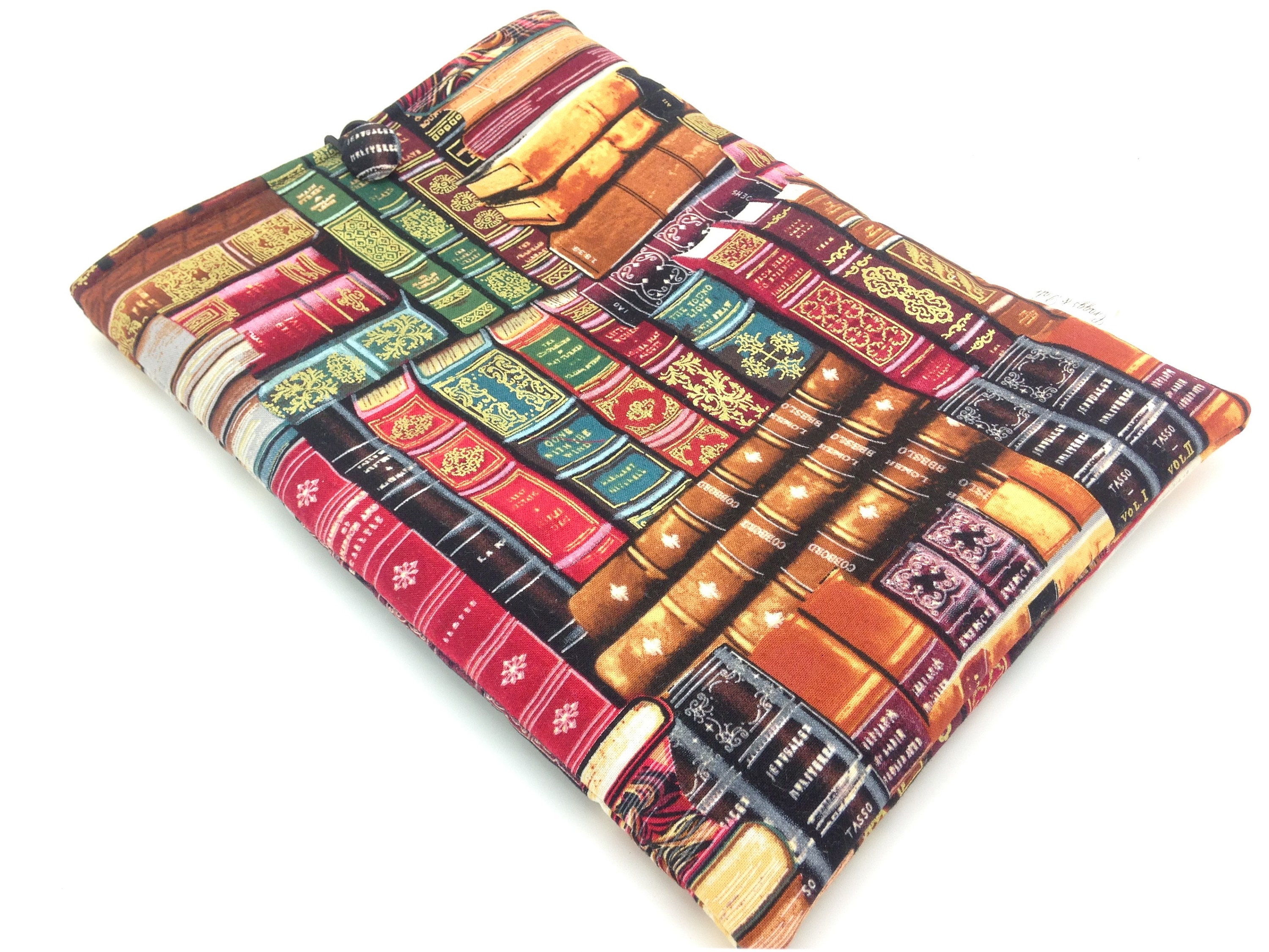 Library Book Sleeve Bookshelves Book Sleeve Medium Etsy UK