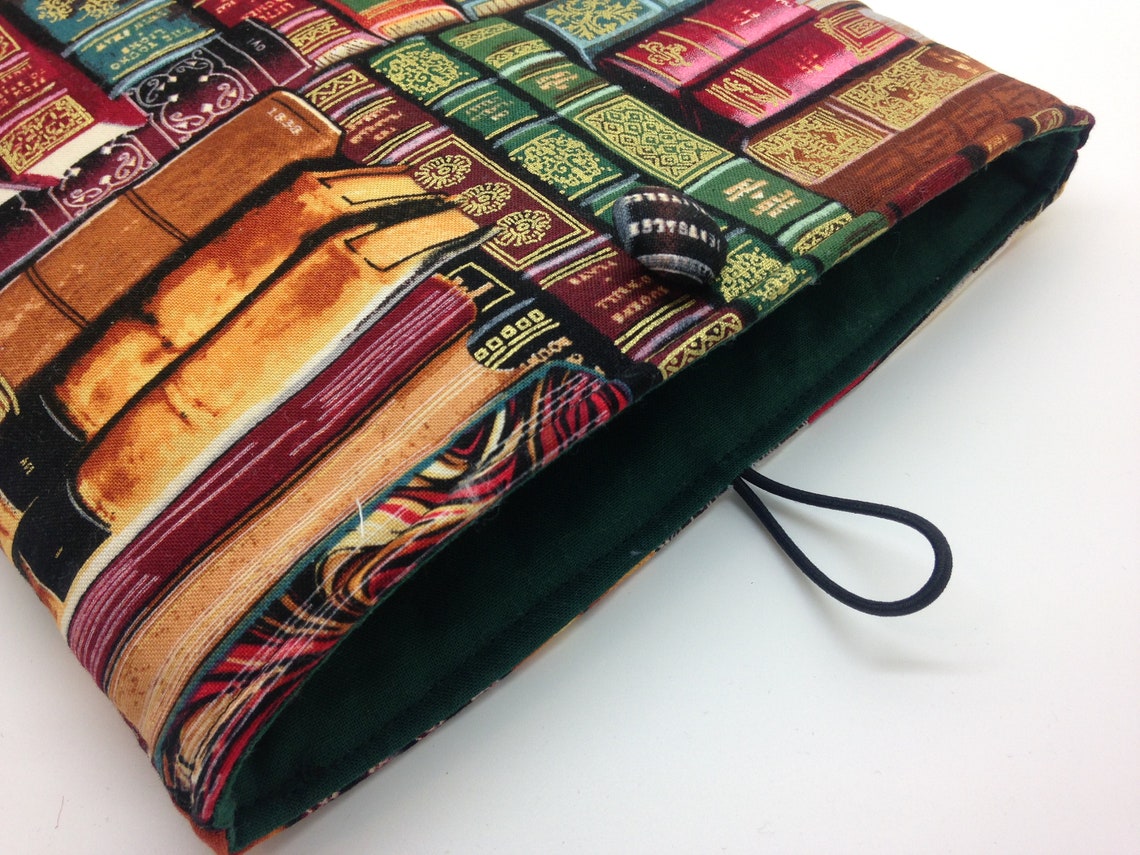 Library Book Sleeve Bookshelves Book Sleeve Medium Etsy UK
