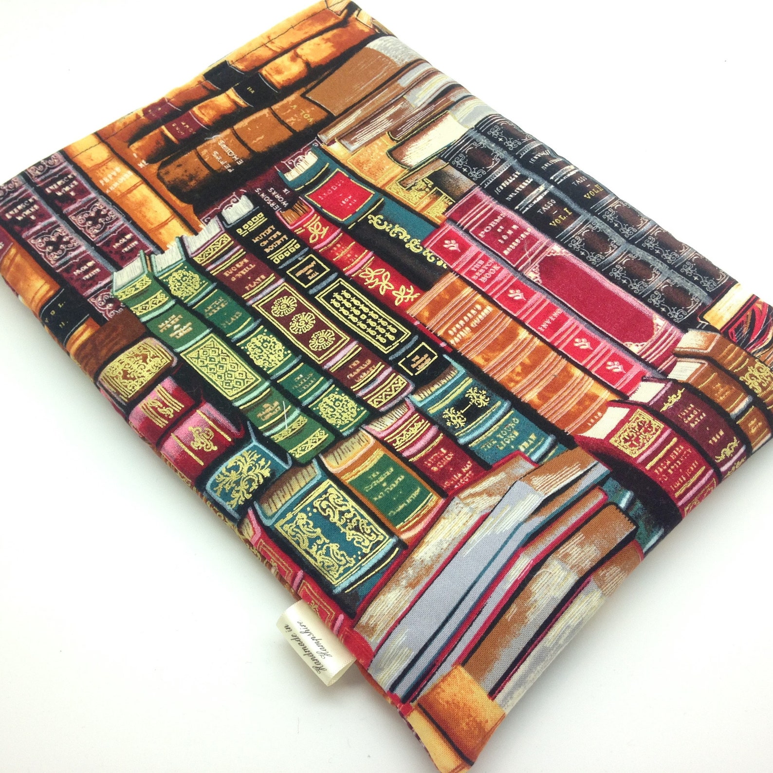 Library Book Sleeve Bookshelves Book Sleeve Medium Etsy UK