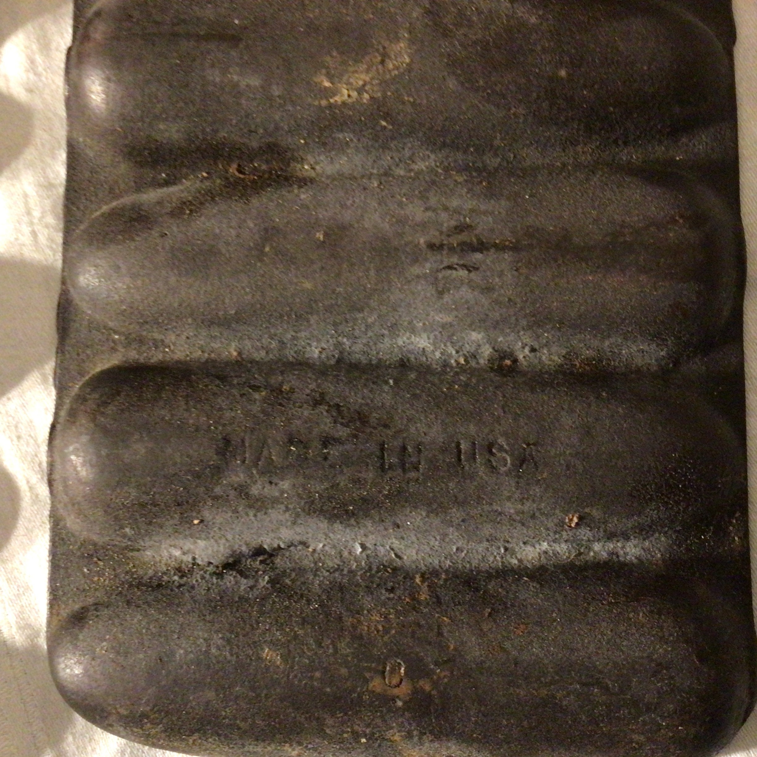 Wagner Ware Cornbread Corn Shaped Cast Iron Molds X2 Early USA Patina