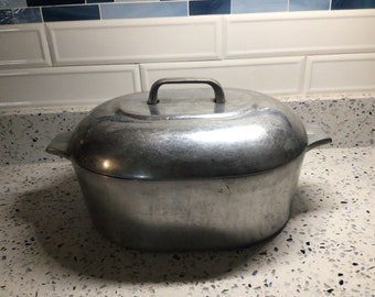 Wagner Ware Magnalite Sidney 8 Quart Roaster With Self Basting - Etsy