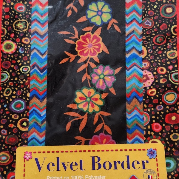 Renaissance Velvet Border Ribbon designed by Kaffe Fassett