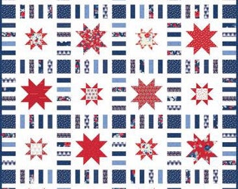 Stars in Stripes Quilt Pattern                                           Paper Copy
