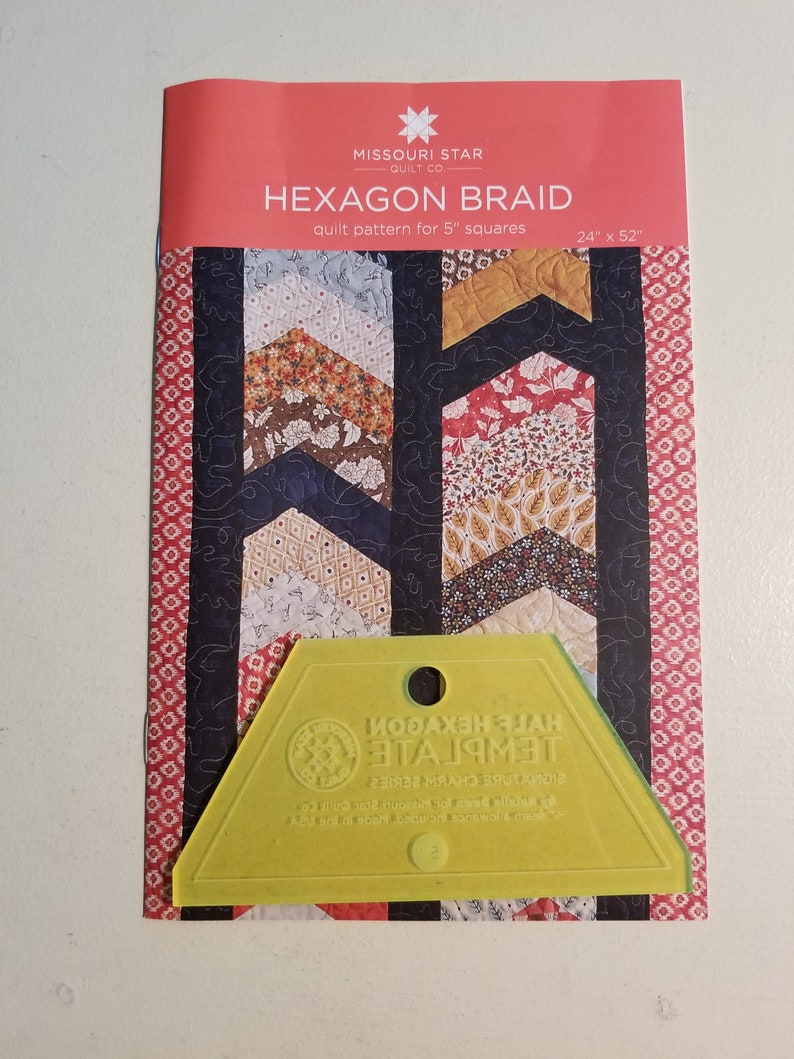 MSQC Small Half Hexagon Template 5 Inch Etsy MSQC Small Half Hexagon Template 5 Inch Etsy