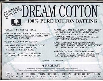 Quilters Dream Deluxe Batting King 122x122