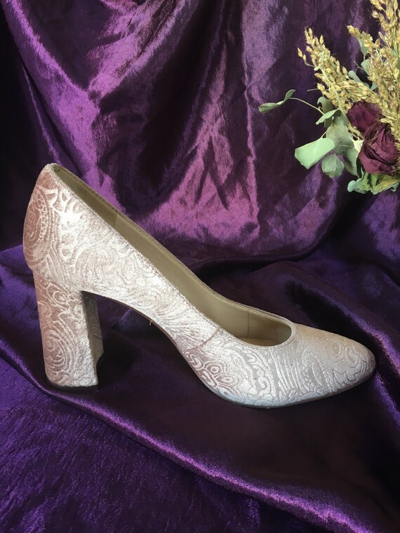 nine west thick heel