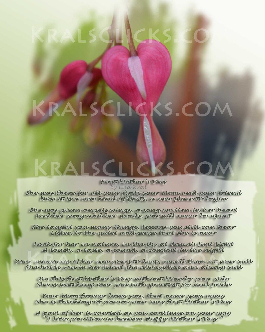 First Mothers Day Without Mom High Resolution Instant Download 8 X 10 ...