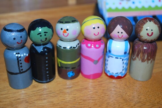 wizard of oz peg dolls