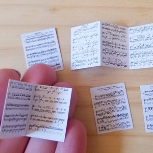 Dollhouse Sheet Music | Classical Piano Music in Miniature | Dollhouse ...