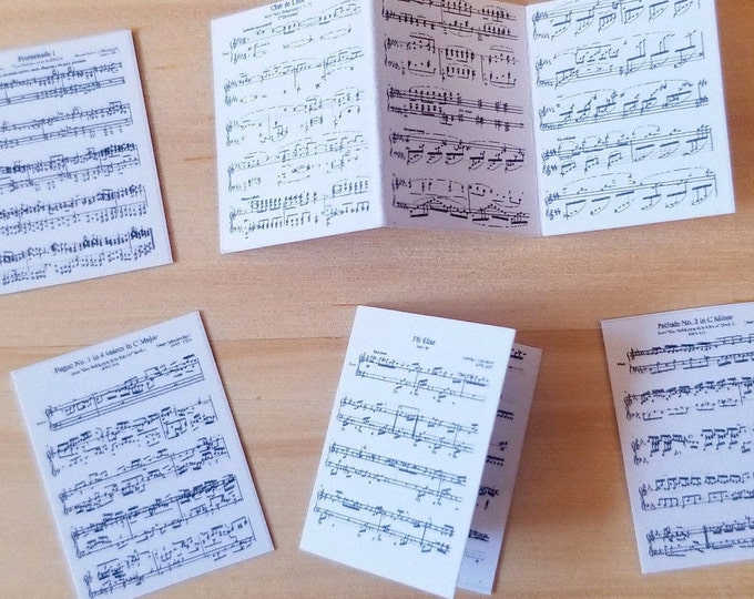 Dollhouse Sheet Music | Classical Piano Music in Miniature | Dollhouse ...