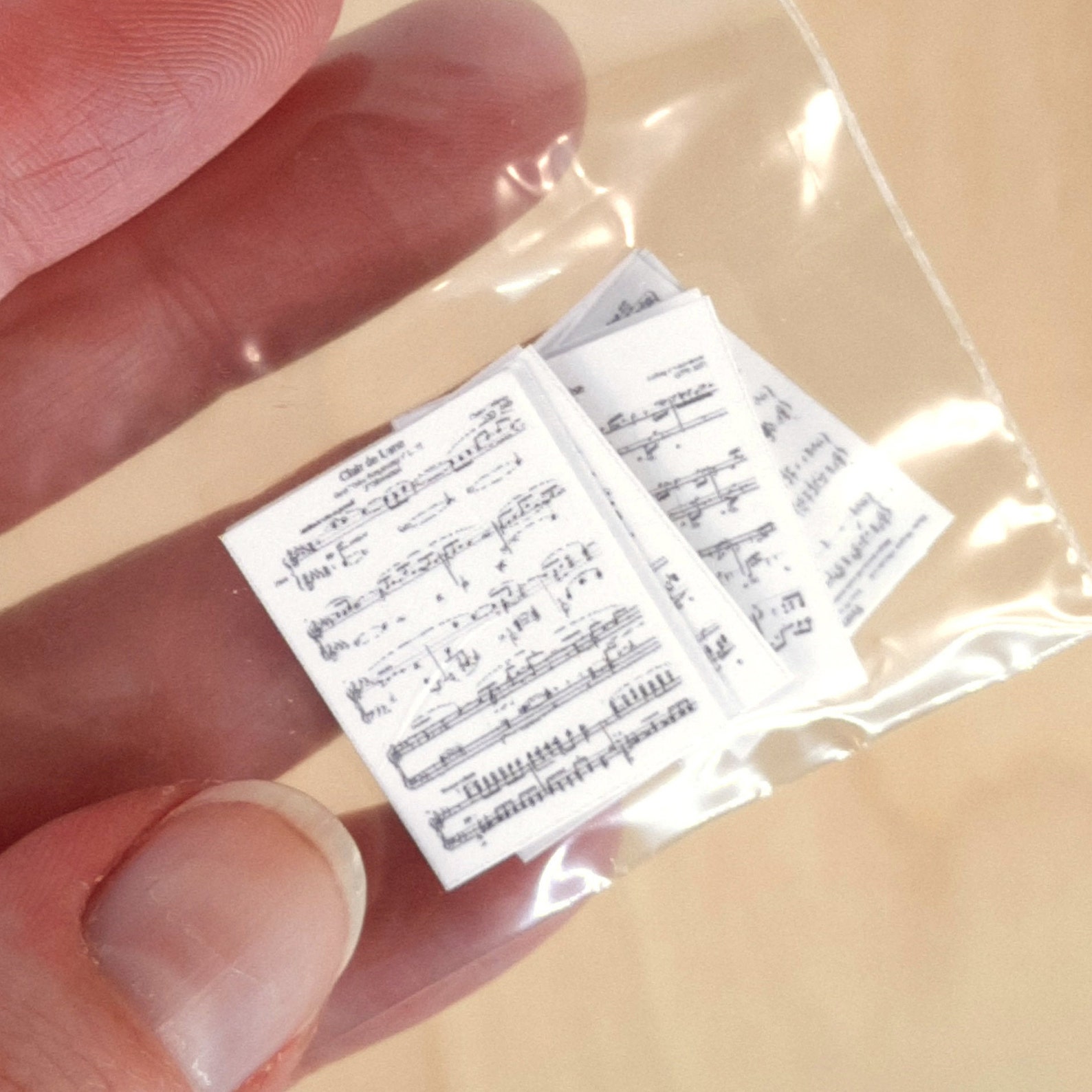 Dollhouse Sheet Music Classical Piano Music in Miniature | Etsy
