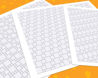 Printable Dollhouse Wallpaper, Downloadable Miniature Floor Patterns, Elegant Small House Patterns PDF