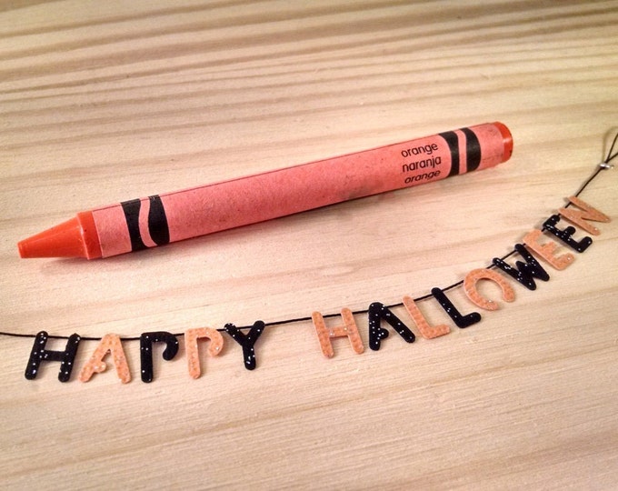 Dollhouse Happy Halloween Garland Dollhouse Decor Etsy