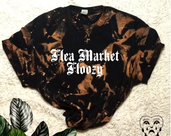 Flea Market Shirt, Flea Market Floozy, Funny Shirt, Thrifting Shirt, Thrift Store, Sustainable, Trendy, Trendy Shirt,Goblincore, Flea Market