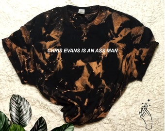 Chris Evans Graphic T-Shirt, Funny Distressed Shirt