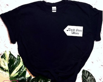 Thrift Store Shirt, Thrift Store Whore, Funny Shirt, Thrifting Shirt, Thrift Store, Sustainable, Trendy, Trendy Shirt, Pocket Shirt, Thrift