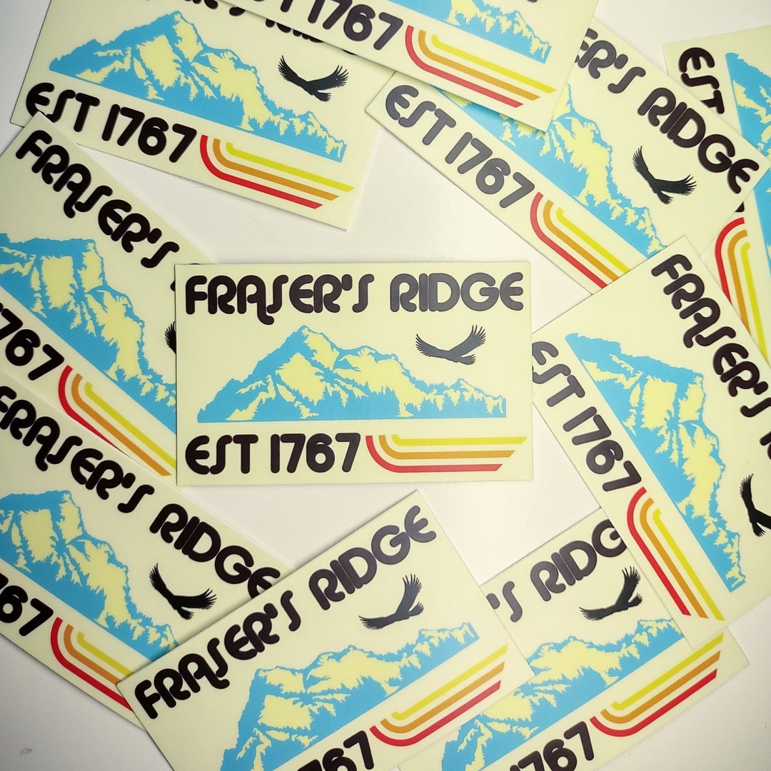 Frasers Ridge Sticker, Frasers Ridge, Outlander, Outlander Sticker ...