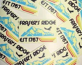 Frasers Ridge Sticker, Outlander Inspired Vinyl Decal