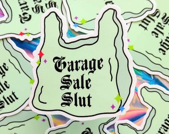 Garage Sale Sticker, Garage Sale, Funny Sticker, Laptop Decal, Waterbottle Sticker, Trendy, Trending, Trendy Sticker, Funny, Car Decal, Gift