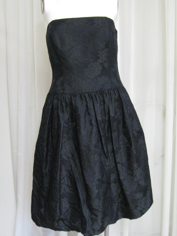 ann taylor black strapless dress Kaylanie Strapless Sequin Mini Dress Black
