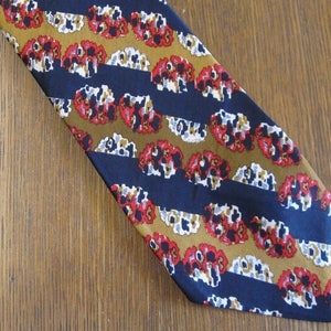 LIBERTY of LONDON TIE 1970s vintage Berkley Cravats wide silk necktie