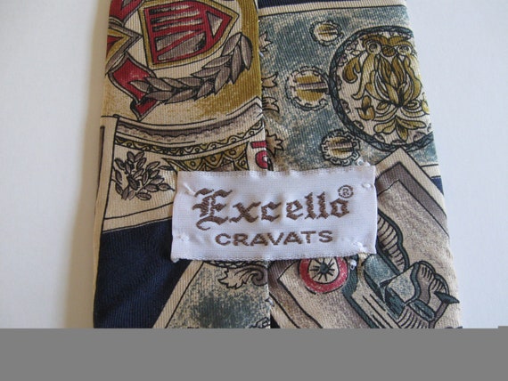 NOVELTY NECKTIE 1980s-90s vintage Excello Cravats… - image 3