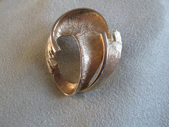 Vintage Modernist Flame Brooch main image 1