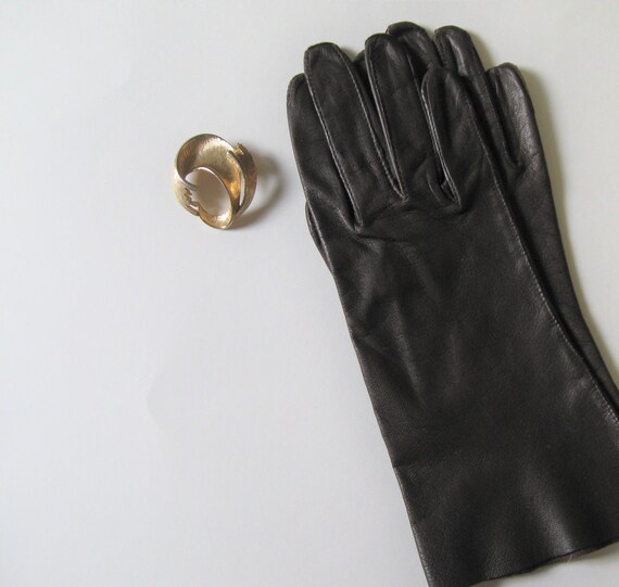 Vintage Modernist Flame Brooch