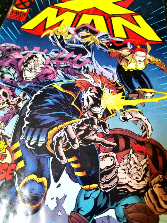 Marvel Comic X Men Deluxe Comic Book X Man After Etsy