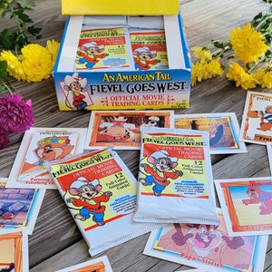 Fievel Goes West Official Movie Trading Cards