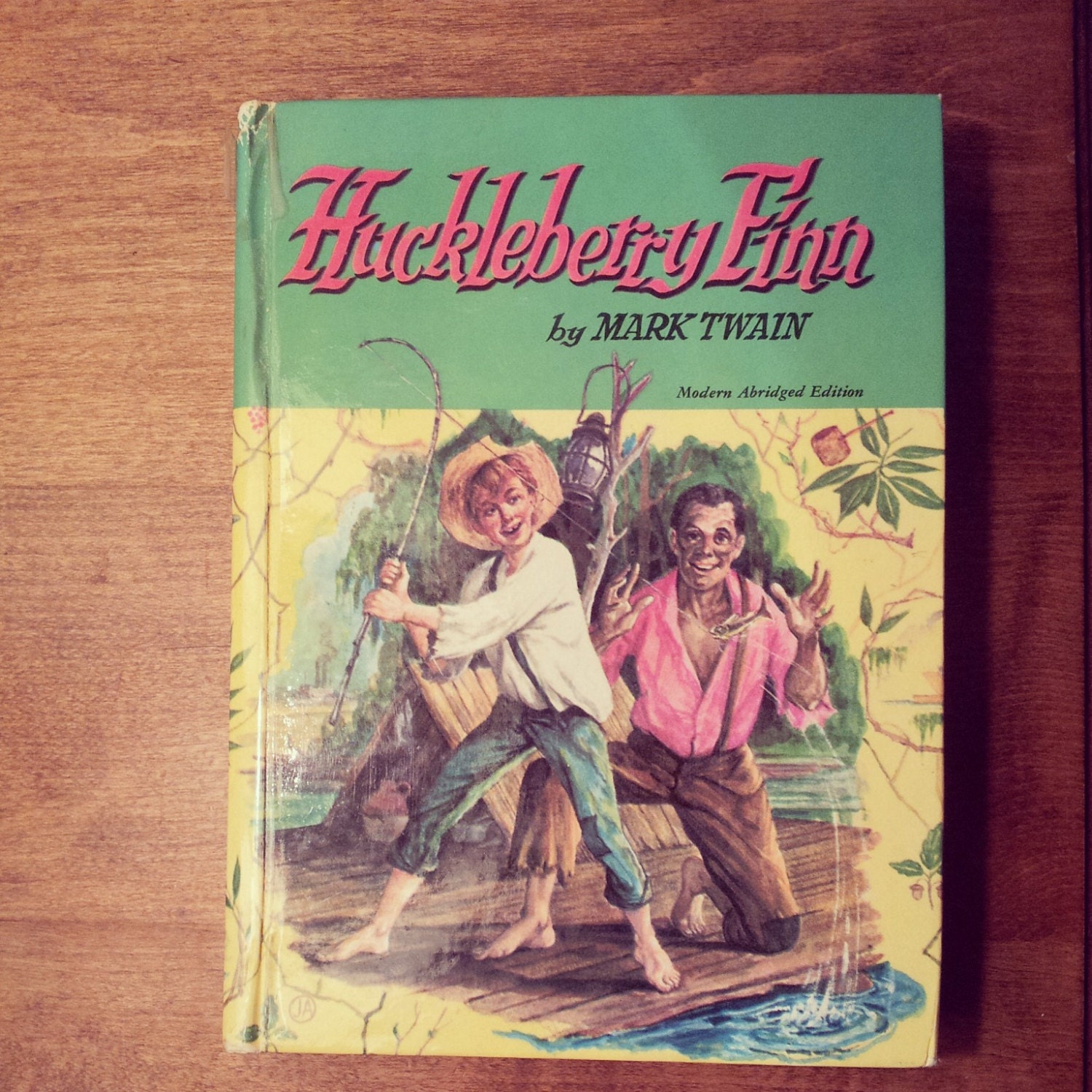 Vintage Huckleberry Finn by Mark Twain 1955 - Etsy