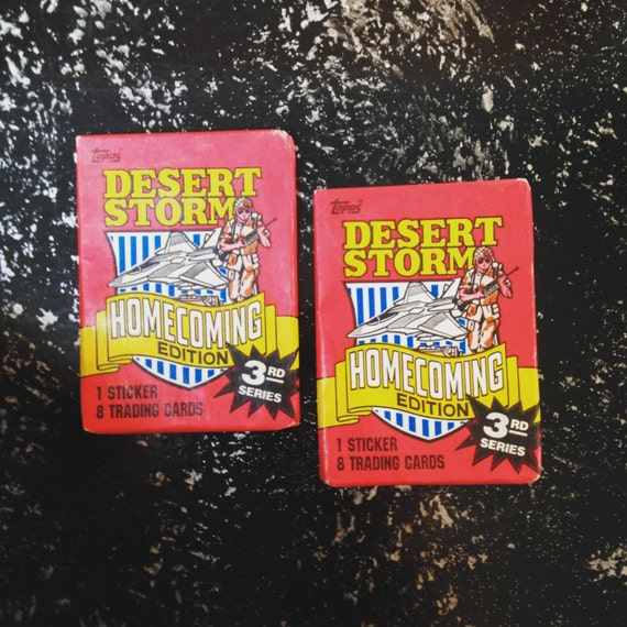 Topps Desert Storm Homecoming Edition Tradinv Cards Etsy