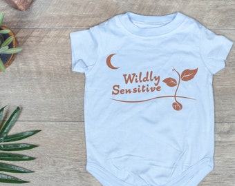 Aries Moon Baby Astrology Onesie - "Security Blankets" - Wildly Sensitive Child's Birthday, Zodiac Gift, Kids clothes, Custom Made to Order