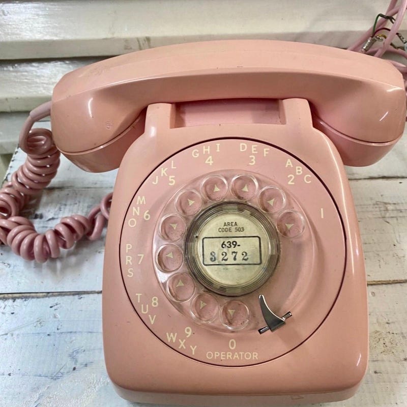 Rotary Wall Phone - Etsy